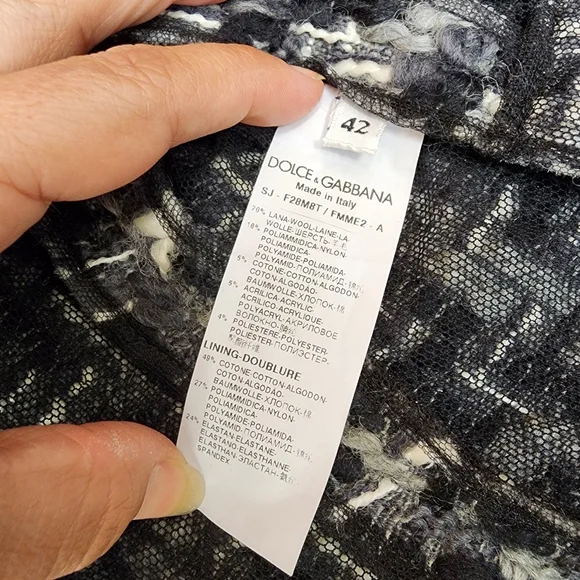 Dolce & Gabbana Monochrome Tweed Set - Picture 10 of 16